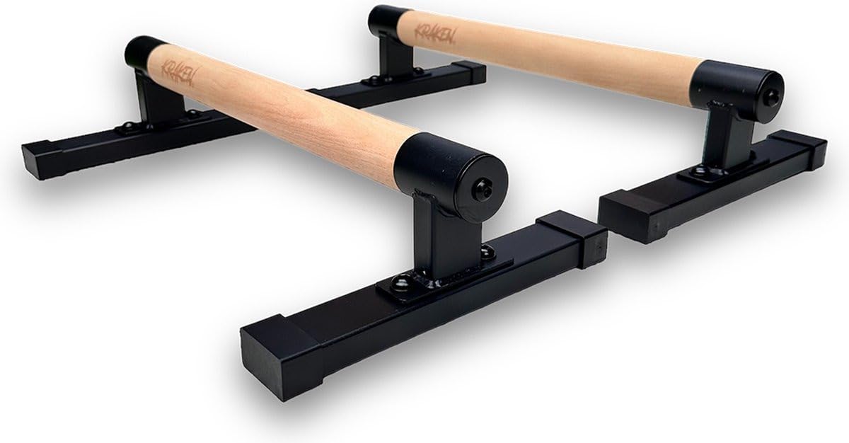 Bodymechanicsglobal (Iron - Wood) -Travel Calsithenics paralletttes (Long)-picture-19