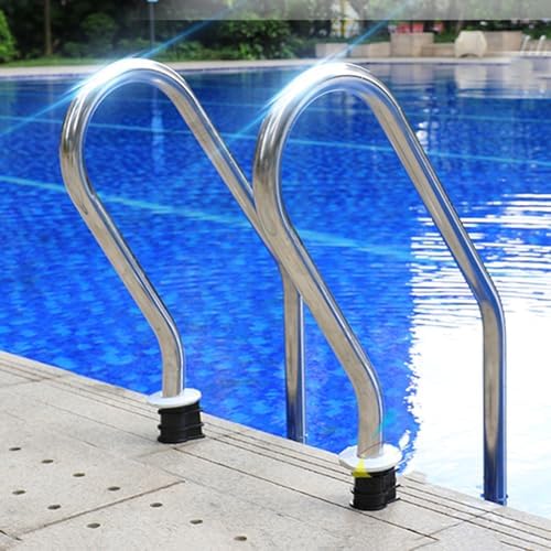 3rd Order 3-Step Non-Slip Swimming Pool Ladder, 304 Stainless Steel for Inground/Outdoor Pools, Easy Assembly, Durable Design for Safe Climbing, Perfect for Home Use