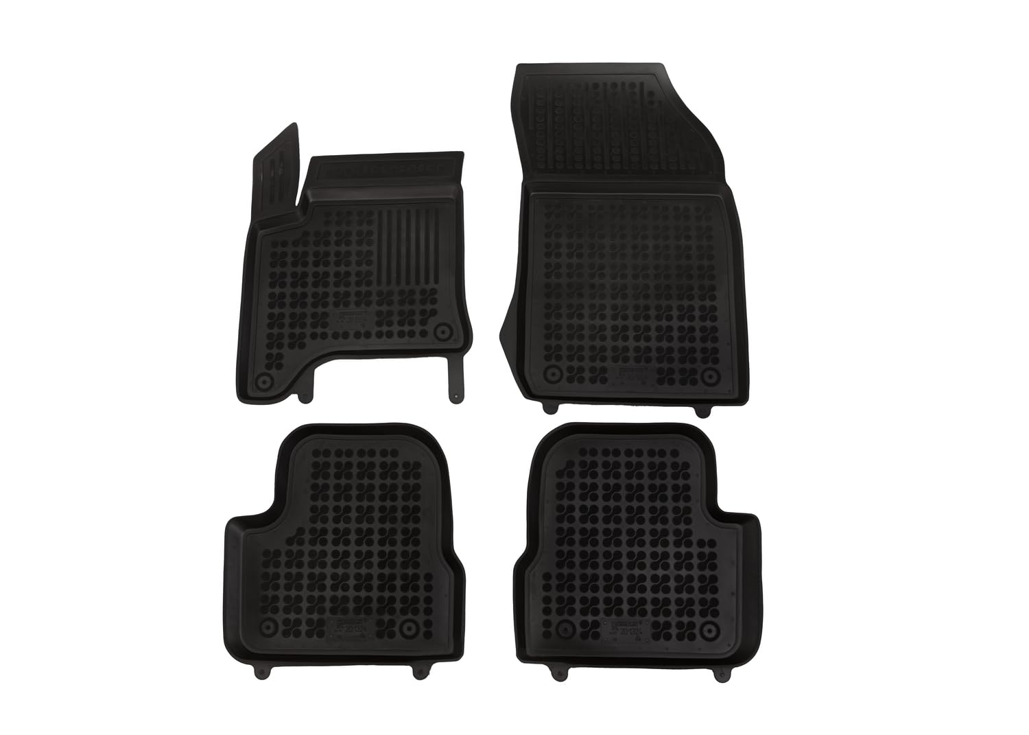 MTM Tappetini Gomma per Lancia Ypsilon Hybrid 2024- Design a Vaschetta, su Misura con Bordi Rialzati cod. 3D 13094