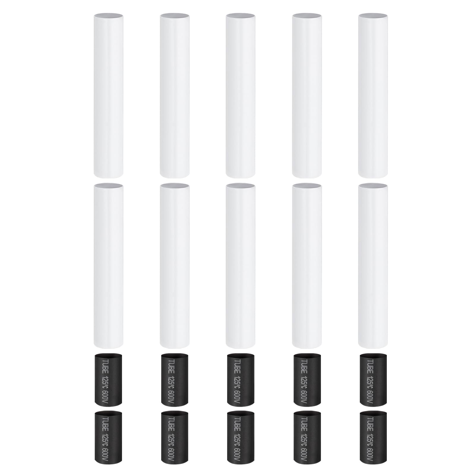 PATIKIL 5" Tall Candle Covers Sleeves