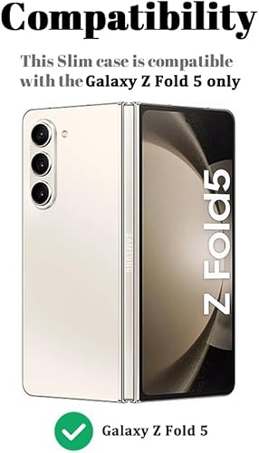 Miniatura 6 de ZIYE Funda para Samsung Galaxy Z Fold 5 5G, Galaxy Z Fold 5 5G Funda para mujeres y niñas, con purpurina Sprakle Bling antideslizante, a prueba de