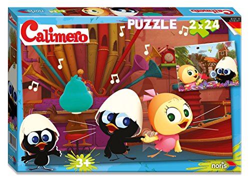 Preisvergleich Produktbild Noris 606038060 - Calimero Puzzle , 2 x 24 Teile