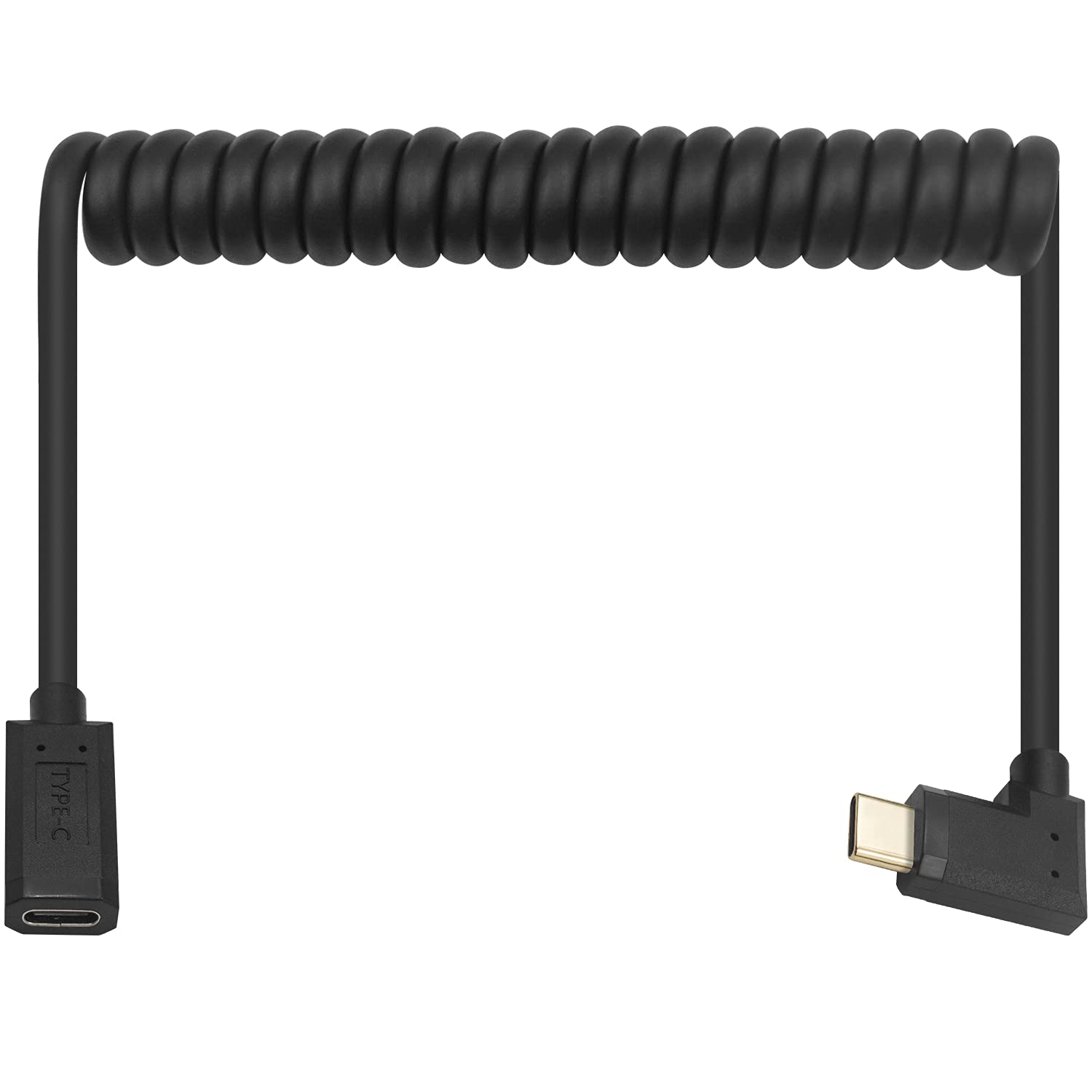 人気新品入荷 Poyiccot USB Type C伸縮ケーブル,ばね C 延長ケーブル