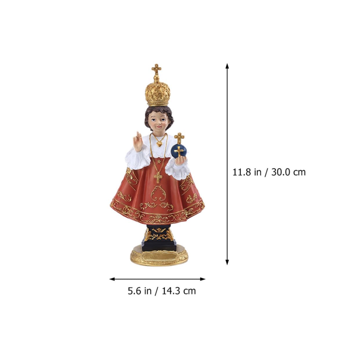 Didiseaon Statua di Gesù in Resina, Ornamento Religioso per Ufficio