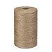 Price comparison product image Vivifying 656 Feet Natural Jute Twine, Biodegradable 2Ply Garden Twine for Photos, Gifts, Crafts (Brown)
