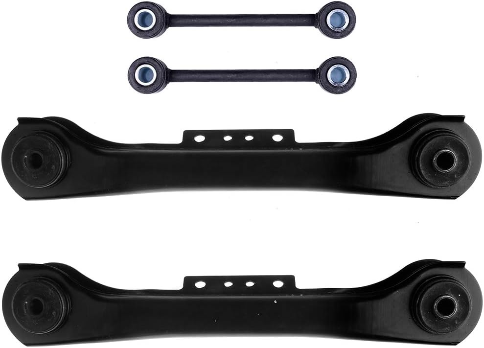 OCPTY - New 4-Piece Upper Control Arm Sway Bar End Link fit 1997-2006 For Jeep TJ 1997-2006 For Jeep Wrangler