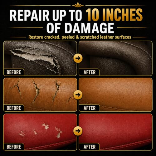 Joyaone 10-Color Leather Repair Kit