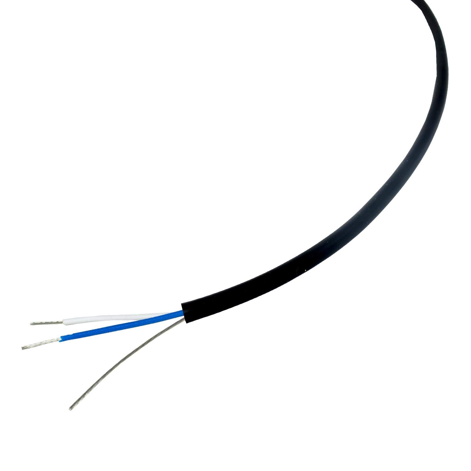 Van Damme XKE Microphone Balanced Pro-Patch Cable, 2 Core and Screen (Thin). 1m. Black