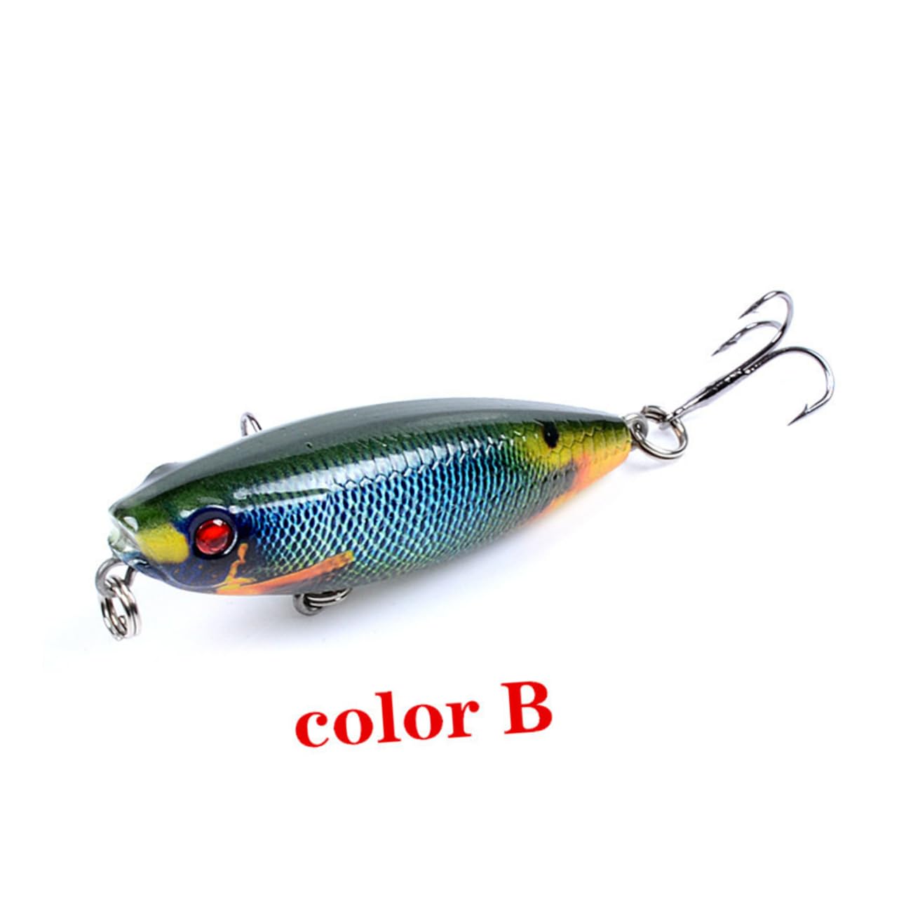 Hemobllo Leurres Flottants Matériel De Pêche Leurres pour Bars Leurres De Pêche Kit De Leurres Durs Crayons Triples Puissants Swimbaits Réalistes Appâts De Pêche Crayon Appâts