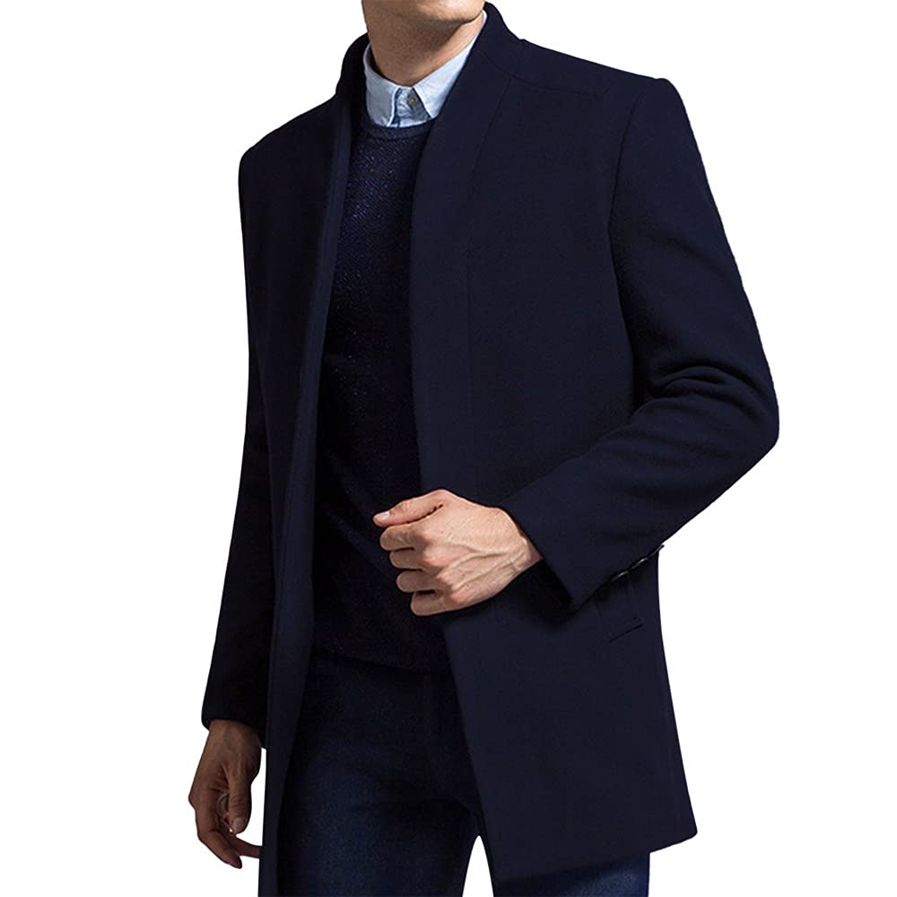 YOUTHUP Cappotto da Uomo Invernale in Lana