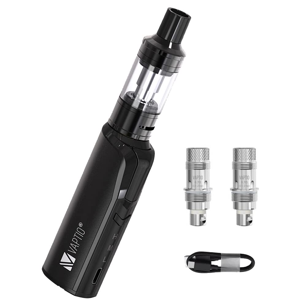 VAPTIO Cosmo Kit 30W Cigarette électronique E-cigs 1500mAh Batterie Vape  Pen avec 2.0ml Cosmo Tank, Sans E Liquide Sans Nicotine (Noir) : Amazon.fr:  High-Tech
