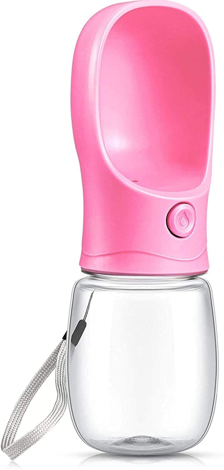 Pet Believe Dog Water Bottle Portable Dogs Travel Water Bottle Leak Proof Dog Cat Drink Bottle Pet Water Dispenser for Pet Dog Cat Walking Travelling Drinking, 350 ml (Pink) (B0B4WX9BJQ) Amazon Price History, Amazon Price Tracker