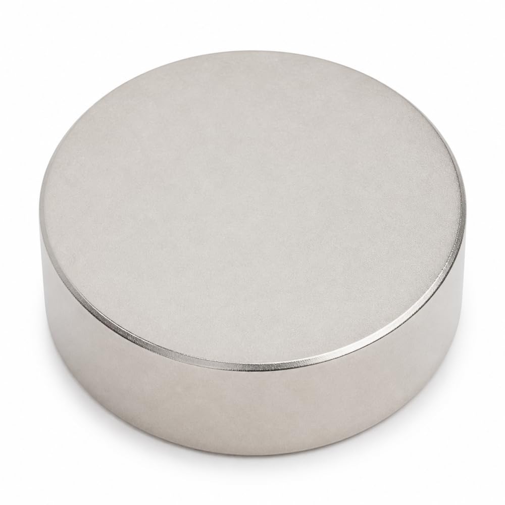 5 Stück Neodym Magnete Stark 50x20 mm N38 – Scheibenmagnete Extra Stark, ca. 65 kg Haftkraft – Werkstatt, Industrie & Montage – Top Magnesy