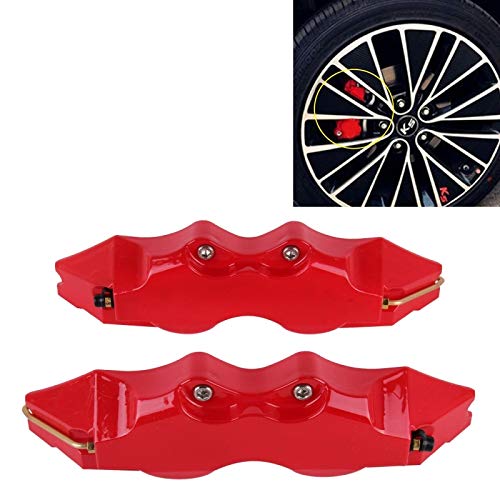 Speedwav 2 PCS HIGH Performance Brake Decoration Caliper Cover Big Size (RED) Model_No.LSWMS225
