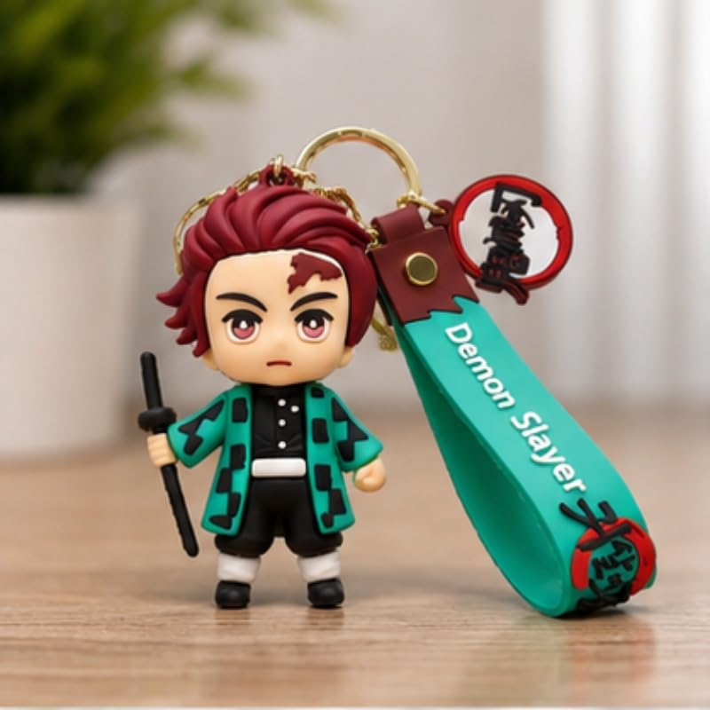 Image of Cute 3D Keychain | Keyring & Quirky Bag Charm | Hard Silicone, Unbreakable | Travel Essential | Kids Friendly | Strap & Bag Hook