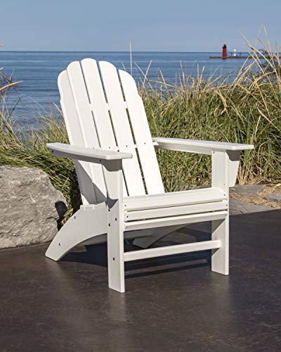 POLYWOOD-Vineyard-Curveback-Outdoor-Adirondack-Chair-Slate-Grey POLYWOOD Vineyard Curveback Outdoor Adirondack Chair Slate Grey