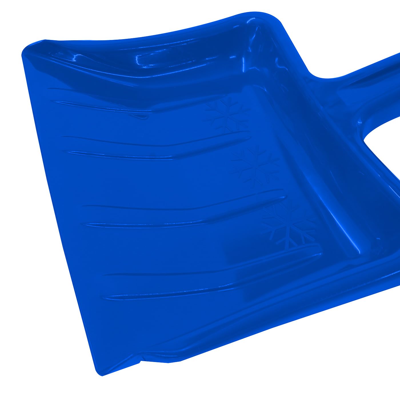 Jamara 460400 - Snow Play Pala da neve Tally 70 cm blu – Plastica robusta e stabile, Maniglia forma a D, Rinforzi nella struttura