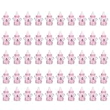 Fdit 50PCS Cute Shower Bottles Removable Tops Favors Adorable Newborn Wedding Party Decor Small Gift ()