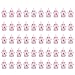 50PCS Cute Baby Shower Bottles Favors Adorable Newborn Wedding Party Decor Small Gift (Pink)