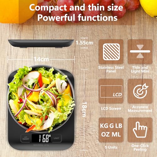 GeeRic デジタルスケール キッチン はかり の商品画像 2