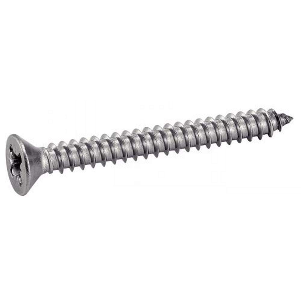 1 surtido de tornillos roscachapas tornillos de chapa Pozidrive + broca de acero inoxidable A2