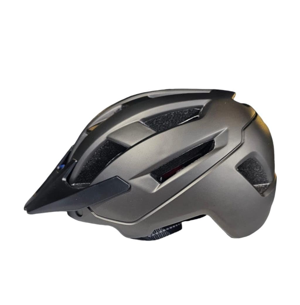 Fly falcon Bike Helmet, Cycling Helmet Micro shell Design with Flexible Padding for Kids and Adults, Adjustable Size, for Road & Mountain Cycling/Skating, titanium Color