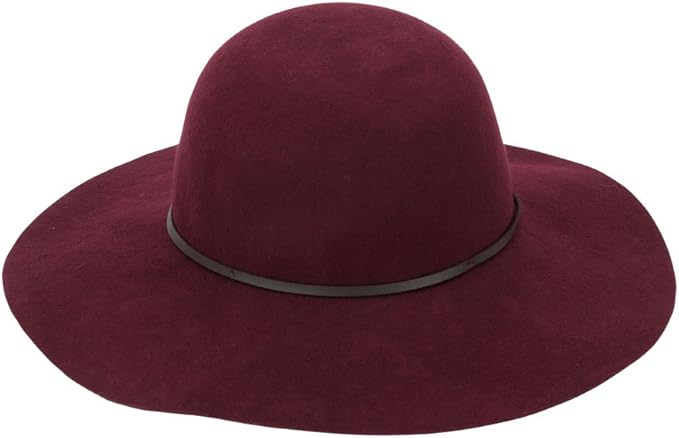 Wine colored floppy hat Clearance