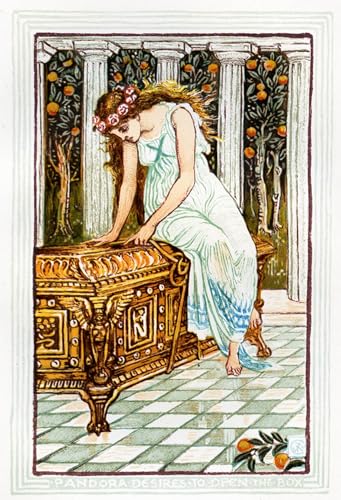 Image artistique Walter Crane pour habiller un grand mur vide