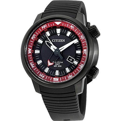 [V`Y]CITIZEN rv ECO-DRIVE GMT DIVER'S GRhCu _Co[ BJ7085-09E Y [tA]