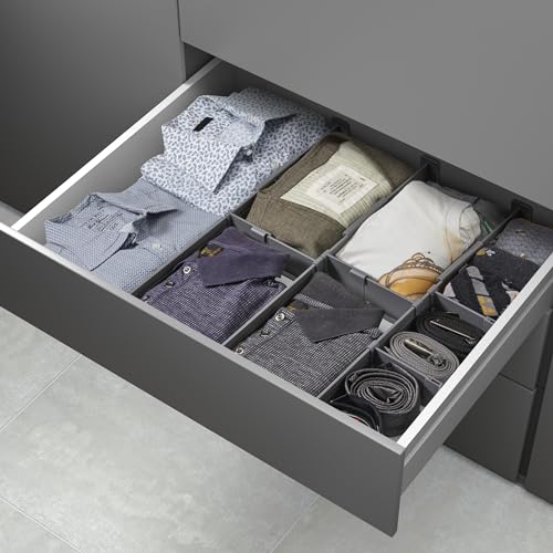 Metaltex Multi-Fit PLUS Besteckeinsatz, variabler Schubladenteiler