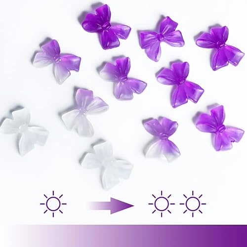 Miniatura 5 de 40 dijes de lentejuelas para uñas con lazo, mariposa 3D, nudo de lazo, arte de uñas, diamantes de imitación, accesorios de uñas acrílicos coloridos