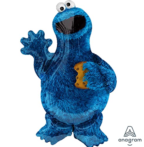 Anagram Licensed Birthday Balloons, Intended For Cookie Monster Theme Collection, Party Accessory, Multicolor, 6 Piece Set #TOP1