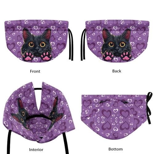 Image of Cats Paws Insulated Dustproof Kitchen Tea Pot Dust Cover Breakfast Warmer Tea Cozies with Drawstring for Home Kitchen Table Decoration