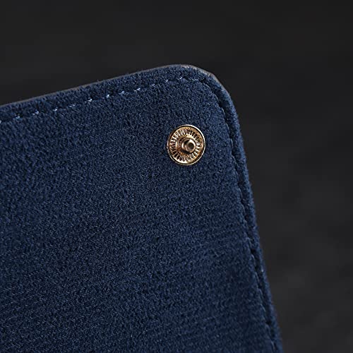 Image of Genuine Napa Leather Watch Roll Travel Case for 3 Watches - Travel Watch Rolls and Leather Watch Display Cases with Velvet Interior - Watch Storage Organizer Men's