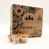 100/120u Allume-feu Premium en sciure et Cire végétale dans Une Capsule en Papier 100% N...