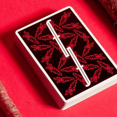 Miniatura 4 de MilesMagic Fontaine - Carrots Limited Carrots V3 Edition Cardistry Rare Deck de Zach Mueller con clip protector de tarjetas acrílico transparente