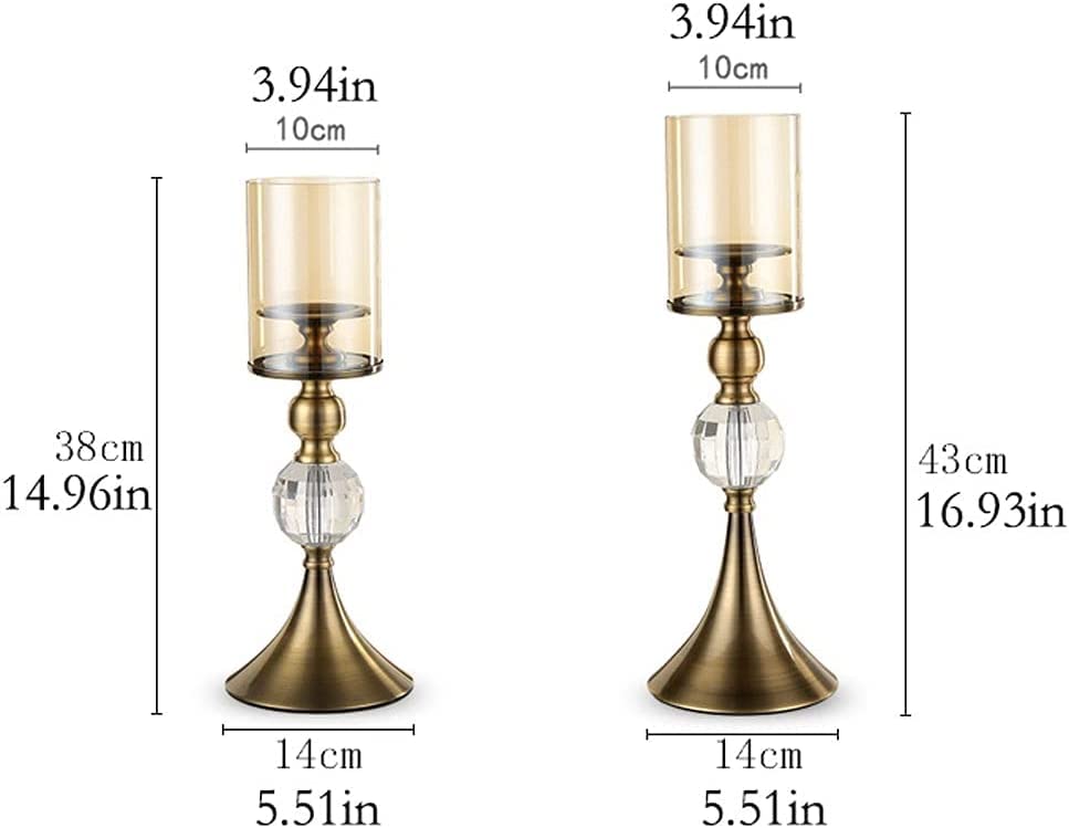 Consejos y reviews para comprar Portavelas de cristal para cenas románticas los mejores 5. 20 Imagen adicional