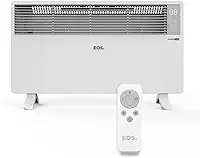 Aquecedor Elétrico EOS Comfort Heat com Painel Digital para Piso e Parede com Tecnologia Convector 1500W EAQ04 110V