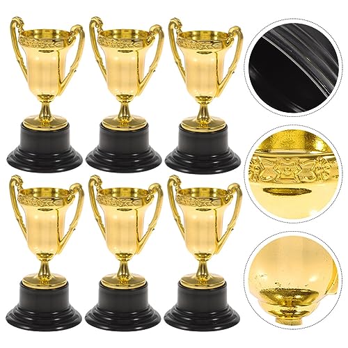 BESPORTBLE Mini Troféus De Plástico Para Prêmios Troféus De Vencedor De Troféu De Para Torneios E Co