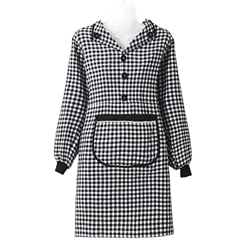 Tablier à manches longues coton femme couverture toute maison URYYRIT