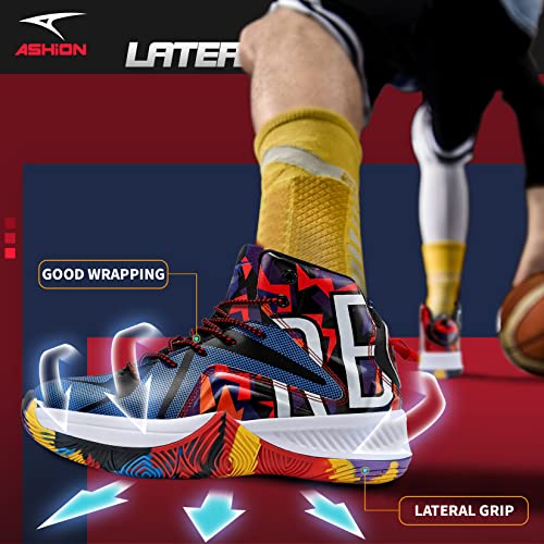 Ashion Kids Basketball Shoes Boys Girls High-Top Sneakers Non-Slip Sport Shoes Shoes(Little Kid/Big Kid) #TOP2