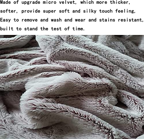 Deladola 7Ft Bean Bag Cover(No Filler,Cover Only) Big Storage Sofa Chair Soft Fluffy Fur Portable Living Room Sofa Bed Cover (Black) #TOP2