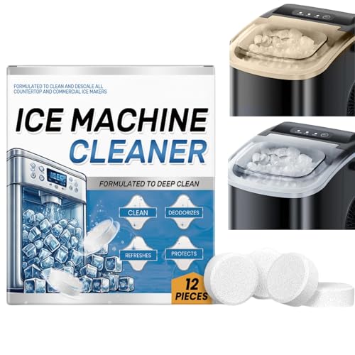 Ice Machine Cleaner Maker Descaler Ice Maker Cleaner Tablets Washing Tablets Deodorizing Descaling Ice Machine Cleane/r Tabl/ets Cl/ean Tabl/ets for Ice Ma/kers Descaling Table/ts