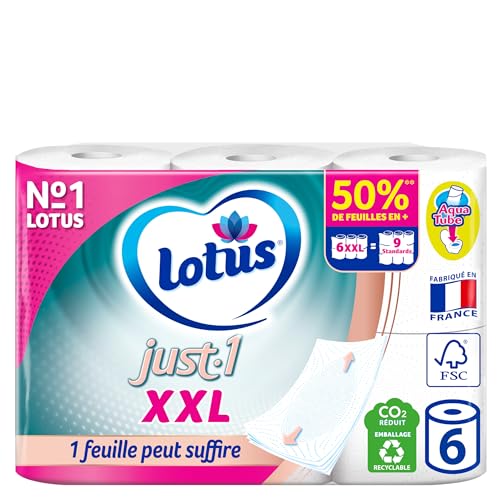 Toilettenpapier Lotus Just1 XXL – 6 Rollen