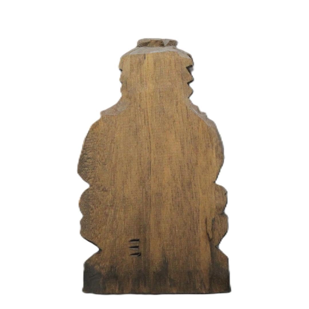 Amazon｜不動明王坐像（15cm fdfd6417）仏像 円空仏 摸刻 木彫 ｜仏像