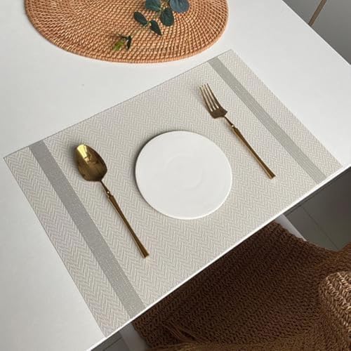 Set de table lavable antidérapant résistant à la chaleur en PVC - 2