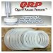 QRP SEALS for Mason Jars Reusable Food Grade Silicone STAY INSIDE the REGULAR or WIDE MOUTH Plastic Cap Lid (6 REGULAR MOUTH & 6 WIDE MOUTH)