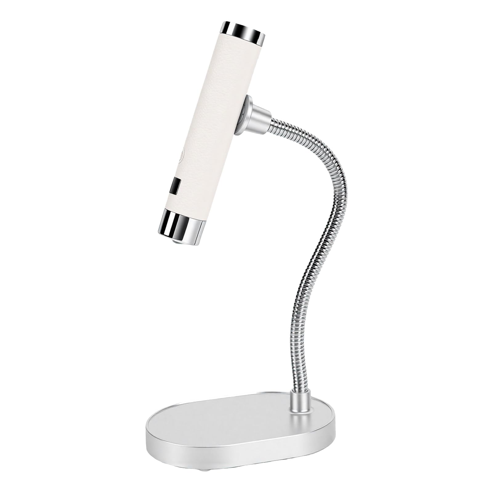 Mini Lámpara de Curado de Flash con Sensor Recargable, Luz de Uñas de Mano, con Soporte para Salón de Casa (WHITE)