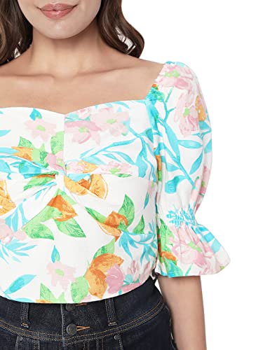 Image of VERO MODA Women's Cotton Regular Fit Top