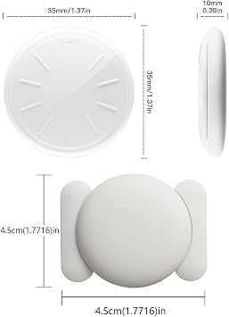 GPSトラッキングデバイス、Find MyiOSのみと連動する車両用トラッカーデバイス 1個 磁気ケースで隠された車のトラッカーデバイス 月額料金なし 車両用GPSトラッカーホワイト